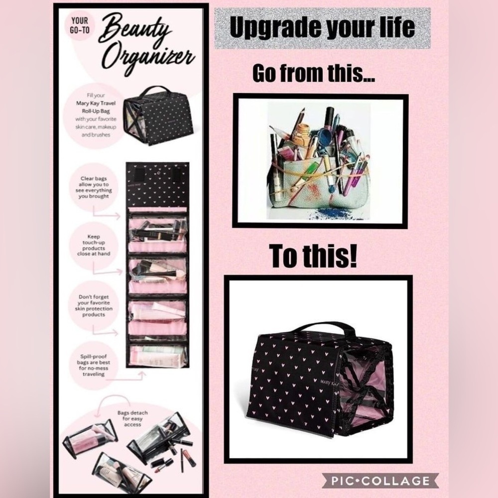 Hanging beauty/make-up Organizer